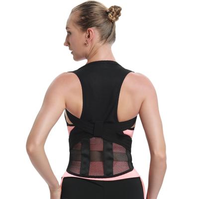 China Hot Sale Custom Made Orthopedic Posture Corrector Logo Waist Correction Back Shoulder Belt Back Brace Adjustable Breathable Comfortable for sale