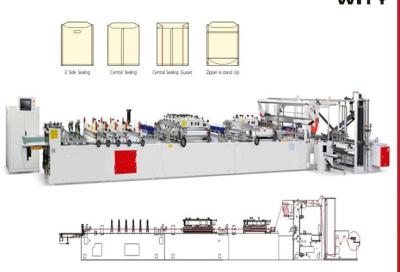 Chine Sachet en plastique stratifié de poche faisant à machine le PLC à grande vitesse commandé à vendre