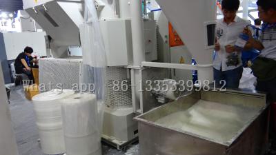 China Polystyrene / Polypropylene Plastic Recycle Machine For Double Stages Screw for sale