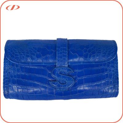 China Stylish Real Croc Skin Leather Clutch Bag for sale