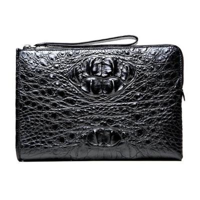 China Wholesale Good Quality Designer Exotic Genuine Crocodile Skin Clutch Bag for sale