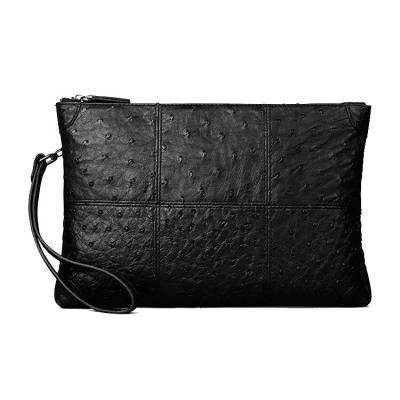 China Clutch New Arrival Top Grade Elegant Genuine Ostrich Leather Best Selling Clutch Bag for sale