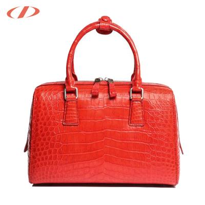 China Fashion new arrival designer crocodile skin leather hot selling genuine handbag for sale