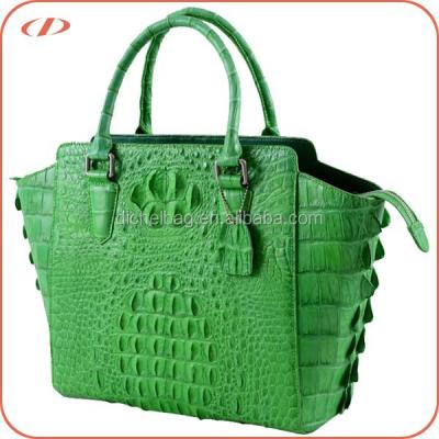 China TOGGLE BAG Luxury Quality Genuine Crocodile Skin Handbag for sale