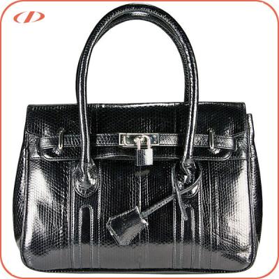 China TOGGLE BAG luxury design snakeskin berkin exotic handbag for sale