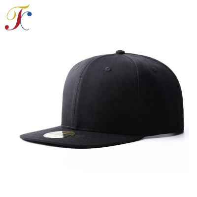 China COMMON High Quality Plain Plain 6 Panel Snapback Hat, 100% Cotton Flat Brim White Snapback Hat for sale