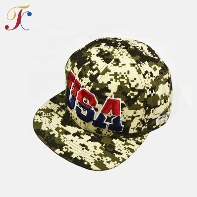 China JOINT Custom 3D Logo Camo Baseball Cap Camouflage Snapback Hats For Men/Women for sale