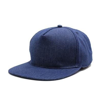 China JOINT Wholesale 5 Panel Hats Amazon Denim 100%cotton High Quality Hats Blank Snapback Single Hats for sale