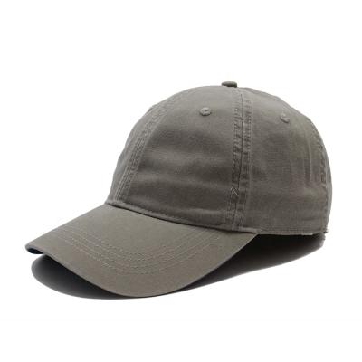 China Custom 6 Panel COMMON Cotton Distressed Washed Unstructured Plain Dad Hat for sale