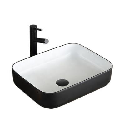 China Viable Art Wash Basin in Nordic style with black chandelier for sale