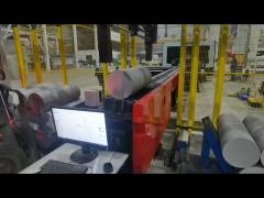 Fully Automatic Aluminium Bars Sawing Line 400mm*400mm Long Lifespan