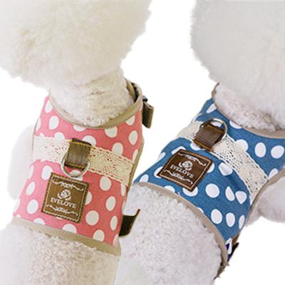 China Stocked Hot Sale Fashion Pet Supplies Walking Puppy Vest Cat Safety Chest Straps Cartoon Dog Harness for sale