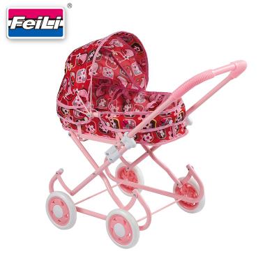 China With hot and washable alibaba Fei Li fabric adjustable and washable toy baby doll - doll walker with swing function 2 in 1 stroller for dolls baby - doll swing set for sale