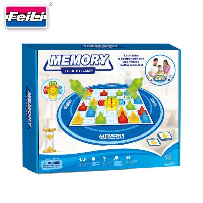 China Eco-friendly Exercising Materials Memory Matching Board Game For Kids Family Game Toys Educational Toys For Children for sale