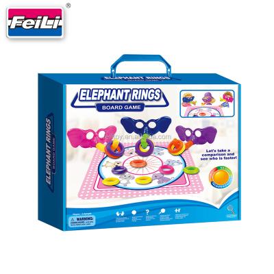 China New Toy Educational Elephant's Game Rings Indoor Board Game Wholesale Toys for sale