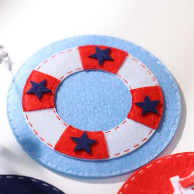 China Handmade nonwoven mats and cup pads kitchen coaster home decor drinks coaster table team table cup coaster premium material eco-friendly design for sale