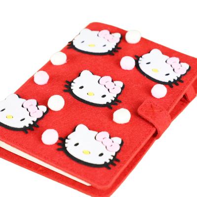 China Wholesale High Quality DIY Handmade Kids School Notebooks Handbook Craft A6 Notebook In Bulk for sale