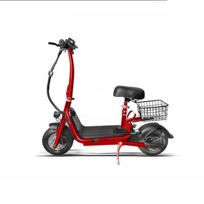 China 400W Men Folding Electric Scooter With Seats For Adults Electric Scooter With Baby Seat Electric Scooter With Baby Seat for sale