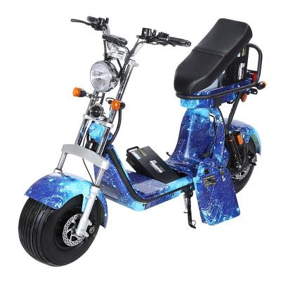 China Citycoco 1001-2000W Electric Scooter Power 60v Unisex Fat Voltage Tire for sale