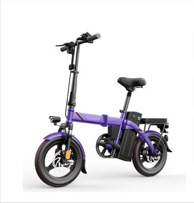 China Foldable Iron Bicycle 14X2.125 250W Ebike Folding Electric Bike For Adult City Electric Bike for sale