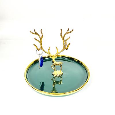 China Minimalist Light Luxury Covered Elk Fruit Dish Pendant for sale