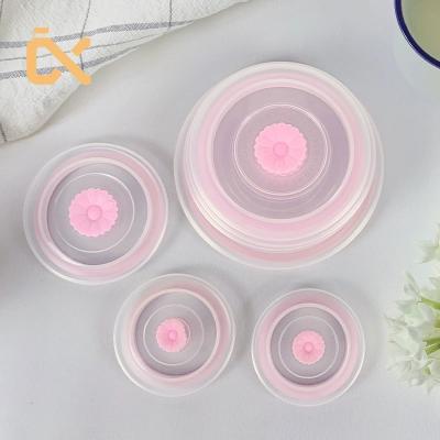 China Viable Reusable Airtight Food Wrap Covers Keep Fresh Cover Stretchable Cover Silicon Cover Bowl Seal Fresh-keeping Cover for sale