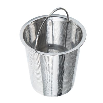 China 2021 Minimalist Teapot Cover 304 Eco Stainless Steel Mesh Tea Leak Laser Tea for sale