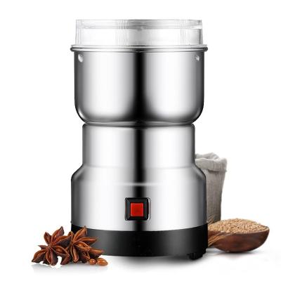 China Electric Household Coffee Grinder Kitchen Cereals Nuts Beans Spices Beans Grinding Machine Multifunctional Home Coffee Grinder Machine for sale