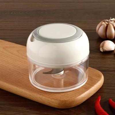 China Accessories Stocked Mini Garlic Vegetable Cutter Kitchen Portable Manual Chopper for sale