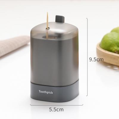 China Sustainable Modern Plastic Box Style Automatic Toothpick Holders For Restaurant Home for sale