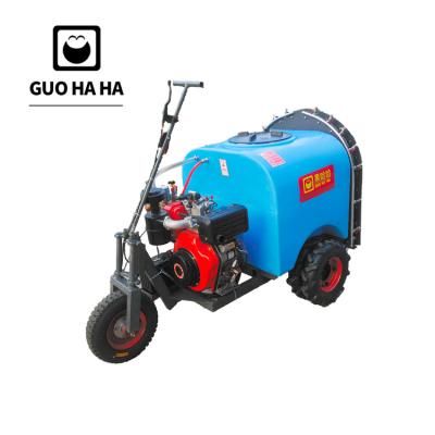 China High Efficiency Self Propelled Air Mist Fan Agriculture Sprayer Three Wheels With High Quality Orchard Sprayer GUOHAHA for sale