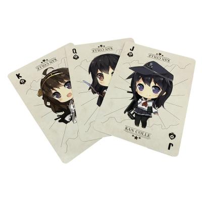 China Entertaiment Game Cards OEM Custom Design Card Game Anime Poker Game Cards Custom Printing for sale