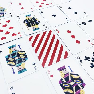 China Entertaiment Game Cards Game Poker Card Magic Flower Cut Paper Game Card for sale