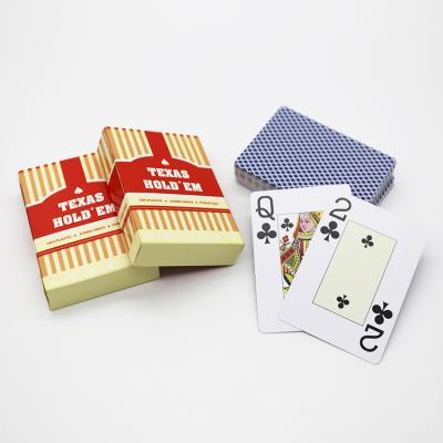 China Hot Entertaiment Playing Card Manufacturers Evv 0.3mm PVC Poker Cards Casino Playing Cards Plastic for sale