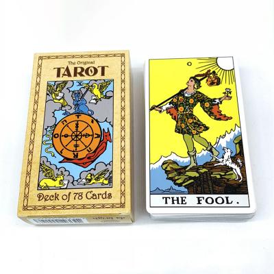 China Entertaiment Playing Cards OEM Printing Oracle Cards Custom Tarot Cards With Guidebook for sale