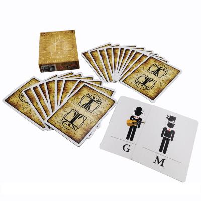 China Kids Learning Cards Printing Custom ABC Flashcards Kids Learning Cards for sale