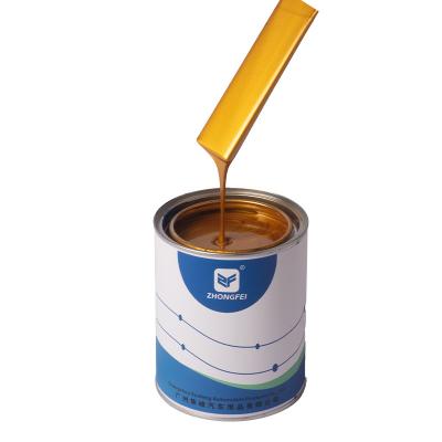 China Yellow Pearl 1L PU Solid Topcoat Color For Automotive Paint Products Mixture for sale