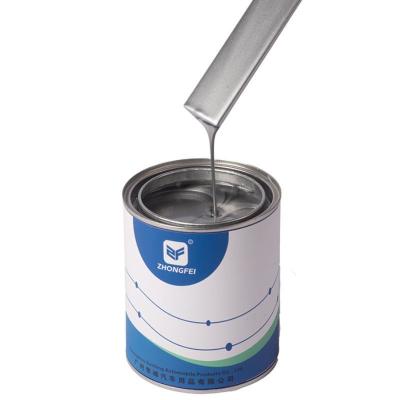 China 4L Medium Coarse Silver Polyurethane Automotive Repair Paint Liquid Coating for sale