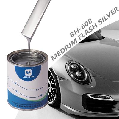 China Fast Drying and Long Shelf Life Sunfeng Silver Pearl Metallic Car Paint for Auto Base for sale