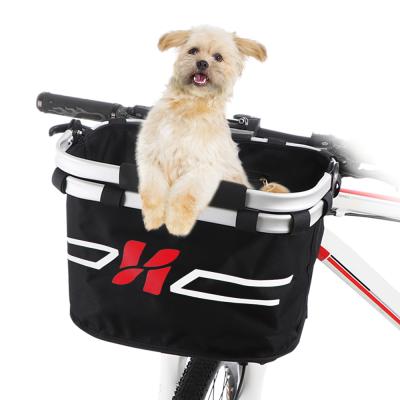 China High Quality Breathable Foldable Mountain Bike Basket Dog Travel Carrier for sale