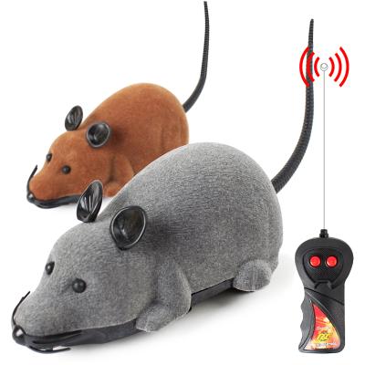 China Viable Electronic Mouse RC Simulation Mouse Rat Interactive Remote Control Dog Cat Toy for sale