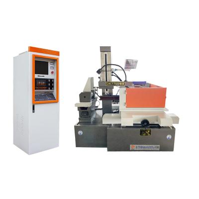 China Building material shops EDM dump factory price DK7755F electric high speed wire edm wire cutting machine for sale