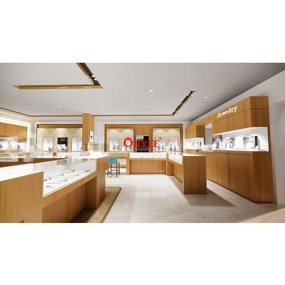 China Jewelry Shop Jewelry Store Display Customized Showcase Names Designs Display Cabinet Jewelry Workshop Plan Show Counter Jewelry Kiosks For Mall for sale