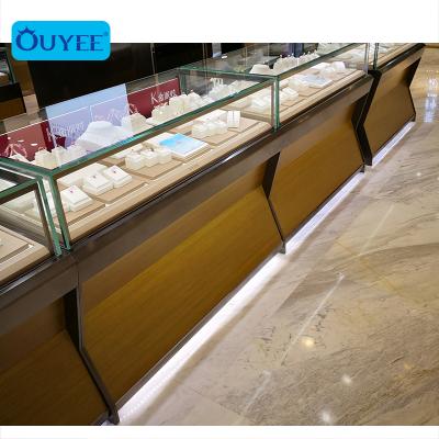 China Jewelry interior design3d showroom making jewelry store design interiors gold jewelry shops furniture for jewelry store table for sale