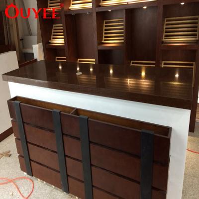 China Commercial Coffee Shop Coffee Equipment Decoration Designs Coffee Shop Counter Wooden Coffee Shop Furniture Coffee Counter for sale