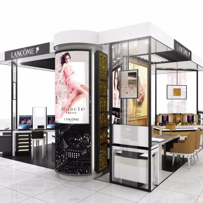 China Comestic Shop Design Antique Style Makeup Shop 3D Shop Display For Retail for sale