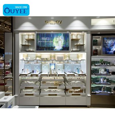 China Perfume Shop Hot Sale Cosmetic Racks Display Perfume Shop Display Furniture Perfume Showcase For Perfume Store for sale