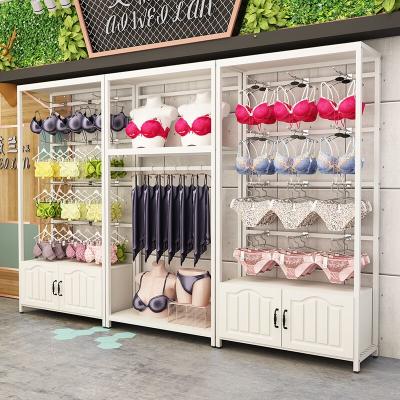 China Interior design of wooden stylish modern lingerie store clothing retail equipment store underwear for sale for sale