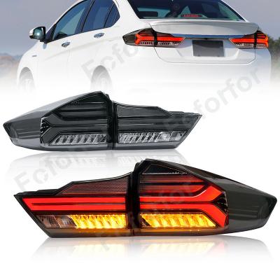 China 2014 2016 2017 2018For Honda City 2014 2016 2017 2018For Honda City LED Front Tail Lamp Assembly Retrofit Tail Flame Tail Light for sale