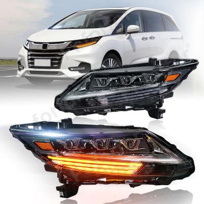 China 2015 -2021 For Honda Odyssey 2015 -2021 For Honda Odyssey LED Headlight Tail Lamp Assembly Flame Modification Steering Backup Lamp Led Tail Lights for sale